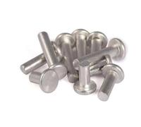 Elementi di fissaggio Rivetti Rivetti a testa tonda piena M3-M6 in alluminio, confezione da 10-100 pezzi(14mm,M5)