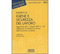 Elementi di igiene e sicurezza del lavoro