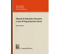 Elementi di matematica finanziaria e cenni di programmazione lineare