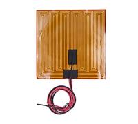 Elementi di riscaldamento PI Film Film Riscaldamento rapido 150 ℃ 7,9 x 7,9 pollici di riscaldamento Adesivo Stampante 3D (DC24V 150W)
