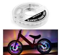 Elementi essenziali per i ciclisti notturni: luci a LED per ruote di bicicletta con tecnologia impermeabile, ricaricabili tramite USB e ultr