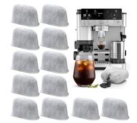 Elementi filtranti per macchine da caffè 12 pezzi in tessuto non tessuto per ninja ES601 655 701 modelli filtri acqua carbone cartucce di ricambio filtro ai carboni attivi, tecnologia filtro acqua di