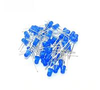 Elementi limitatori di corrente 100 Pz/lotto 5 MILLIMETRI F3 3 millimetri LED Diodo Luce Assortiti Kit Verde Blu Bianco Giallo Rosso Componente kit FAI DA TE (Size : 3mm Blue)