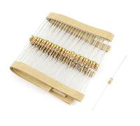 Elementi limitatori di corrente 100pcs 1/4 Resistori fissi Watt 220K Ohm Resistenza Resistori al carbonio elettrici Resistore a pellicola