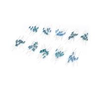 Elementi limitatori di corrente 100pcs axia-l Componenti passivi Condurre attraverso il foro 1W 1% 5.1K-18K Ohm Condensatori metallici Resistori a film