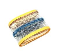 Elementi limitatori di corrente 100pcs resistore a film metallico tessitura ad anello a cinque colori 1/4W 0.25W 1% 1M 1M ohm 1Mohm
