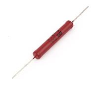 Elementi limitatori di corrente 10KV 5W 15M Ohm 5% Foro passante axia-l Cavo 2" x 0,32" Resistore a pellicola di vetro rosso ad alta tensione