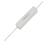 Elementi limitatori di corrente 10W 4.7 ohm 4R7 Resistenza di potenza in cemento ceramico 10 Watt x5 (10W 4.7 ohmios 4R7 Resistenza di potenza in cemento ceramico 10 volte x5