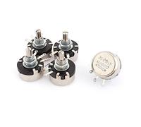 Elementi limitatori di corrente 1W 470 Resistori variabili Ohm Rotary Taper Carbon Potenziometro 5Pcs Potenziometri Tono argento