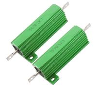 Elementi limitatori di corrente 2 resistenze a filo avvolto montate su telaio da 50 W 1 K Ohm 5% in alluminio