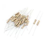 Elementi limitatori di corrente 2W Potenza 27 Ohm 5% Tolleranza axia-l Montaggio su foro passante con anello colorato Resistori a pellicola in carbonio 5mmx15mm 30 pezzi (2W Potenza 27 Ohm 5% Tolleran