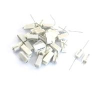 Elementi limitatori di corrente 30 resistori di cemento rettangolari bianchi da 5 W, 8,2 K Ohm, 2,7 Ohm, 33 K Ohm