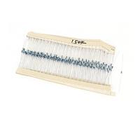 Elementi limitatori di corrente 300PCS 1/8Watt Componenti passivi 150K Ohm 1% Tolleranza axia-l Condensatori metallici al piombo Resistori a pellicola