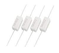 Elementi limitatori di corrente 4 pezzi 4,7 Ohm 4R7J 5W rettangolo bianco filo avvolto resistenza di cemento ceramica