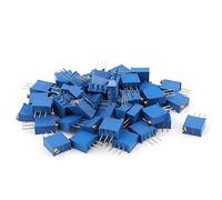 Elementi limitatori di corrente 50Pcs 3296W-203 Resistori variabili 20K Ohm Resistore Trim Pot Potenziometro Potenziometri Trimmer Blu