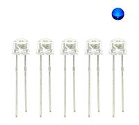 Elementi limitatori di corrente 5mm Cappello di Paglia LED Emitting Diode Micro Indicatore Bianco Caldo Rosso Verde Blu Giallo Arancione UV Rosa RGB Lampeggiante 3V Lampadina FAI DA TE (Size : 100pcs