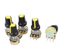 Elementi limitatori di corrente 5pcs 50K resistori variabili OHM 3 terminali lineari conici rotanti tipo B potenziometri potenziometro pot