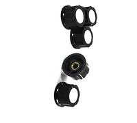 Elementi limitatori di corrente 5Pcs Resistori Variabili Neri Foro 6mm 24mm Top Potenziometro Potenziometri Potenziometri Manopole di Controllo