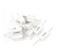 Elementi limitatori di corrente 5W 50 Ohm axia-l Lead Watt Tolleranza 5% Bianco Rettangolo Cavo Ceramica Cemento Resistore Potenza 15 Pezzi (5W 50 Ohm axia-l Lead Watt Tolleranza 5% Bianco Rettangolo