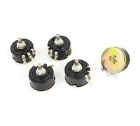 Elementi limitatori di corrente 6mm albero tondo 5W 4.7K Ohm resistore variabile 3 pin filo avvolto potenziometro WX112 5 pezzi 5 pezzi
