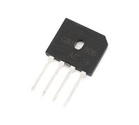 Elementi limitatori di corrente Diodo raddrizzatore a ponte, diodi elettronici al silicio GBU808 8A 800V, 4 pin (Size : One Size)