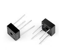 Elementi limitatori di corrente Diodo raddrizzatore a ponte, diodi elettronici al silicio KBPC606 6A 600V, 4 pin (Size : 10Pcs)