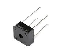 Elementi limitatori di corrente Diodo raddrizzatore a ponte, diodi elettronici al silicio KBPC608 6A 800V, 4 pin (Size : 10Pcs)