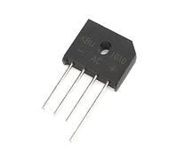 Elementi limitatori di corrente Diodo raddrizzatore a ponte, diodi elettronici al silicio KBU1010 10A 10V, 4 pin (Size : 100Pcs)