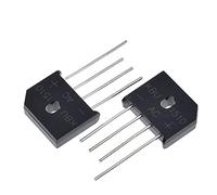 Elementi limitatori di corrente Diodo raddrizzatore a ponte, diodi elettronici al silicio KBU1510 15A 1000V, 4 pin (Size : 100Pcs)