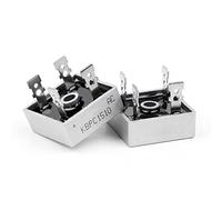 Elementi limitatori di corrente Diodo raddrizzatore a ponte, KBPC1510 15A 1000V Diodi elettronici al silicio, 4 pin (Size : One Size)
