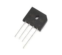 Elementi limitatori di corrente Diodo raddrizzatore a ponte, KBU808 8A 800V/ KBU810 8A 1000V, diodi elettronici al silicio, 4 pin (Color : 50pcs, Size : KBU808)