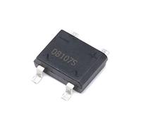 Elementi limitatori di corrente Diodo raddrizzatore a ponte, SMD DB107S, DIP-4 DB107 1A 1000V Diodi elettronici al silicio (Color : 100pcs, Size : DB107)