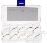 Elementi limitatori di corrente Resistore 100pcs 3 * 3 Kit potenziometro trimmer Scatola Kit resistore variabile misto 100R-500k Set resistenza potenziometro 3X3 SMD