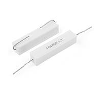 Elementi limitatori di corrente Resistori fissi da 2 pezzi 10 Watt 5R1J 5,1 Ohm 5% Resistori di potenza in cemento ceramico Nuovo