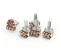 Elementi limitatori di corrente Resistori variabili tipo B10K B 10K Ohm 6 potenziometri variabili lineari doppi terminali potenziometro 5 pezzi