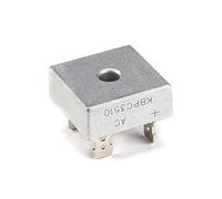 Elementi limitatori di corrente Trifase raddrizzatori PWM Bridge Pile Diode, custodia in metallo alluminio GBU406 35A 1000V (Size : One Size)
