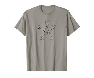 Elementi, pentagramma, simbolo, alchimia, spiritualità Maglietta