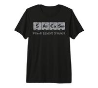 Elementi primari dell'umorismo | Science Sarcasm Funny Maglietta Premium
