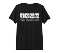 Elementi primari dell'umorismo | Science Sarcasm Funny Maglietta Premium