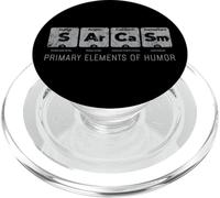 Elementi primari dell'umorismo | Science SARCASM Funny PopSockets PopGrip per MagSafe
