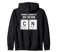 Elementi Primari di Sei Sette - Funny 67 Italian Brainrot Felpa con Cappuccio