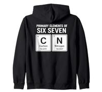 Elementi Primari di Sei Sette - Funny 67 Italian Brainrot Felpa con Cappuccio