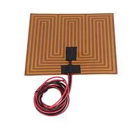 Elementi Riscaldanti PI Pellicola Flessibile 150 ℃ 7,9 X 7,9 Pollici Piastra Riscaldante Adesiva per Accessori Professionali per Stampante 3D (DC12V 120W)