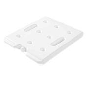 HENDI Piastra eutettica fredda professionale, GN 1/1, per contenitori termici, elemento refrigerante, accumulatore di freddo, blocco termico, di ghiaccio, borsa termica, 530x325x(H)30mm, HDPE, bianco