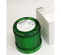 elemento a luce fissa, con LED integrato, verde, AC/DC 24 V, diametro 70 mm