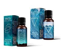 Elemento Acqua & Segno Zodiacale Pesci Astrologia Miscela di Oli Essenziali Confezione Doppia (2x10ml)