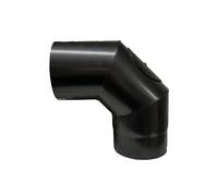 Elemento angolare con ispezione a 90° serie Arredo-Legna Ø 150 mm