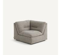 Elemento angolare modulare a 90° in tweed, GIULIANO Marrone angolo reversibile