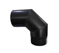 Elemento angolare per canale da fumo a 90° serie Arredo-Legna Ø 150 mm