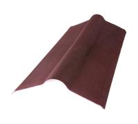 Elemento di colmo per lastre da copertura Onduline 100x50 cm rosso Rosso